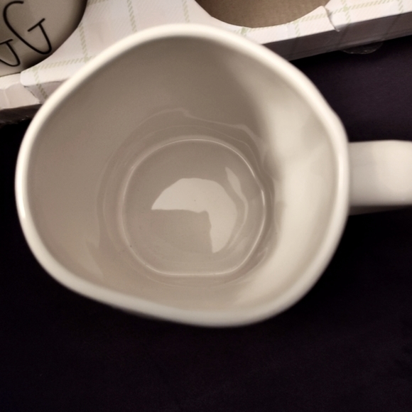 🆕2 RAE DUNN🐰MUGS. Handmade for Artesian Collection  Good/Bad Eggs - Picture 10 of 10